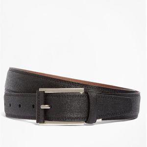 Brooks Brothers Black Saffiano Leather blast size 36.